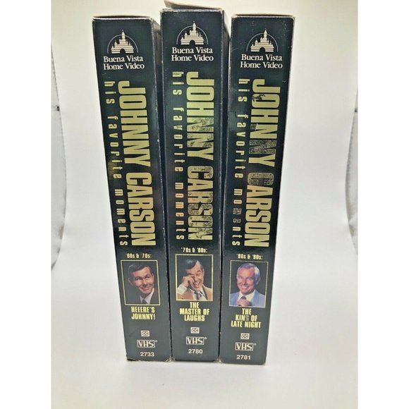 Johnny Carson: His Favorite Moments from the Tonight Show 3 Volume Set VHS - Picture 1 of 10